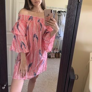 Off the shoulder cover up/top